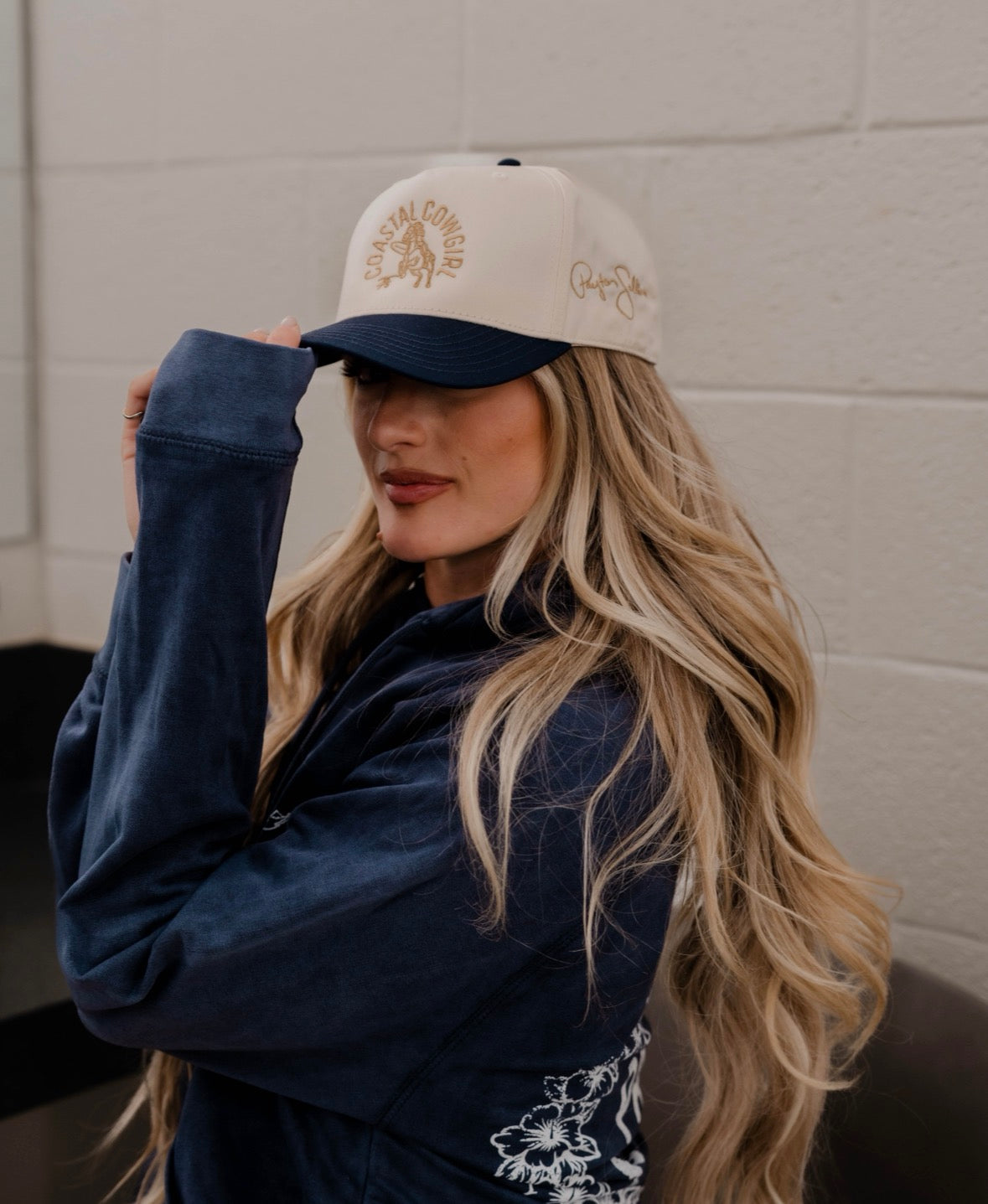 Official "Coastal Cowgirl" Hat (Navy)