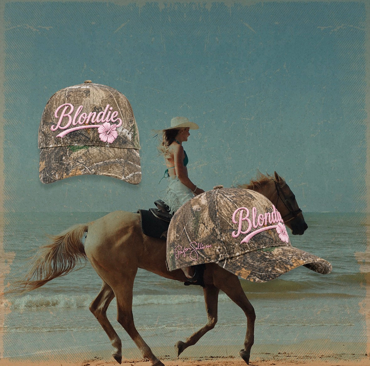 Blondie Camo Hat